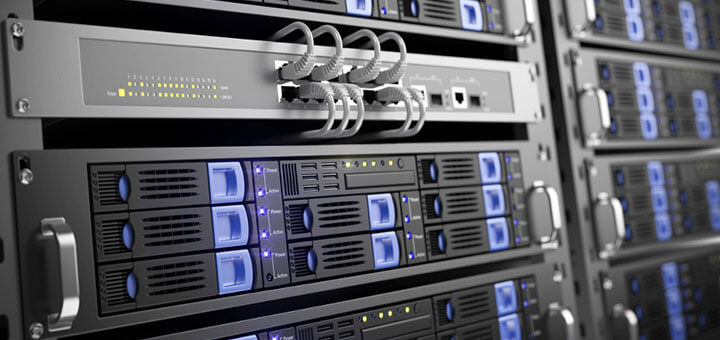 Server rack and data center equipment being relocated by Ontrack Moving crew in Phoenix