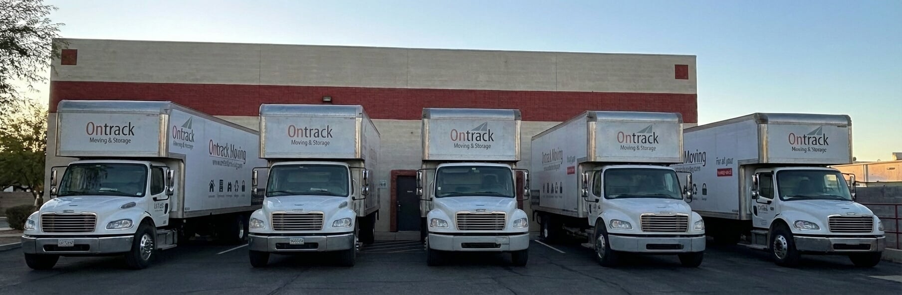 Ontrack Moving warehouse and trucks at 8662 N 78th Ave, Peoria, Arizona headquarters