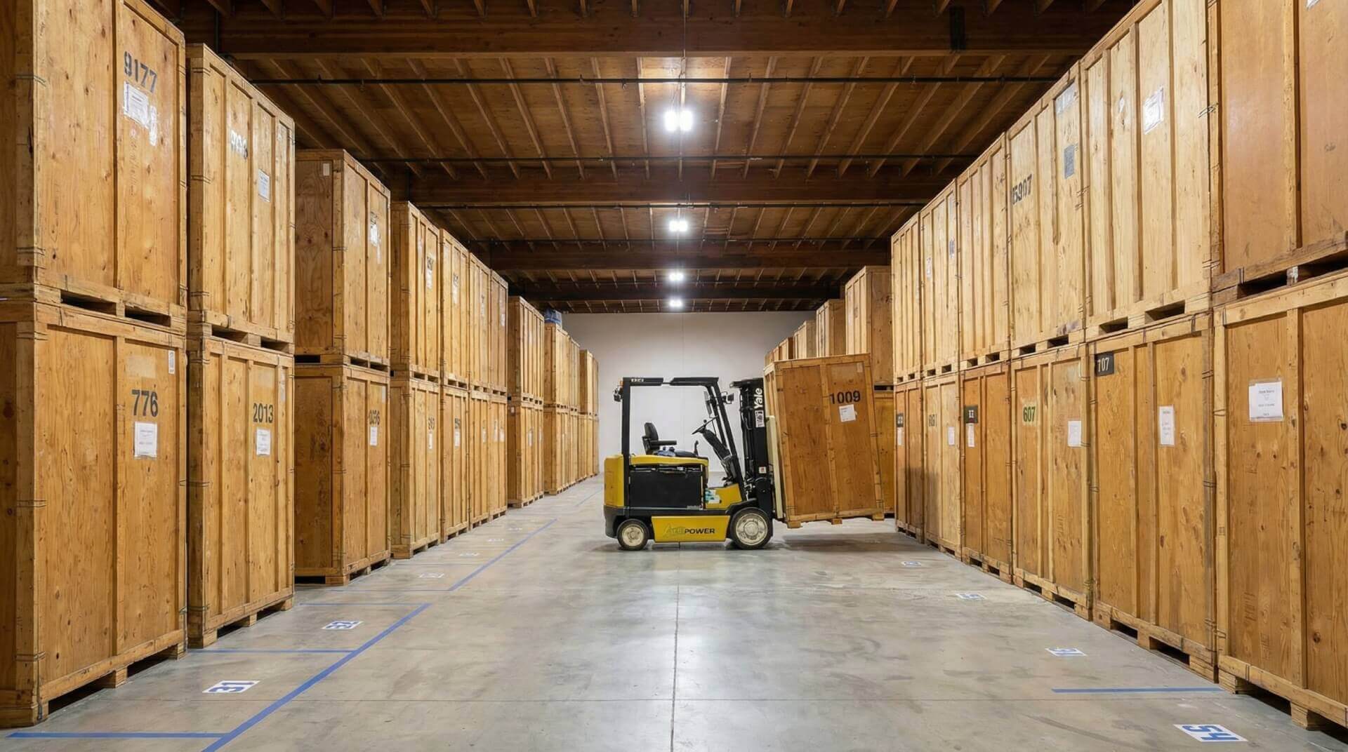 Secure, monitored storage facility from Ontrack Moving in Hayward California with warehouse units for short and long-term storage