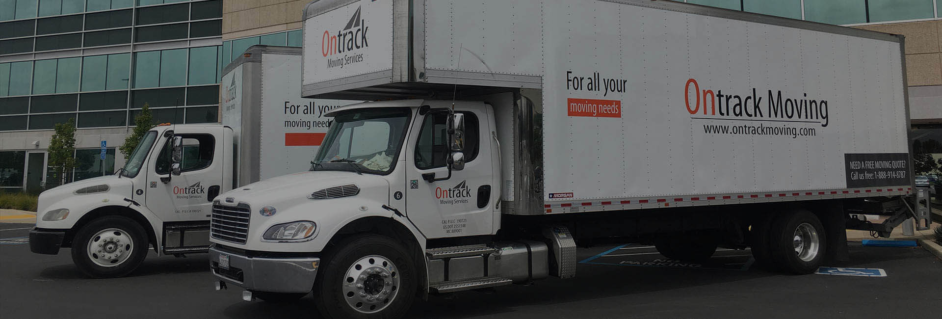 Ontrack Moving truck fleet serving San Francisco moves daily